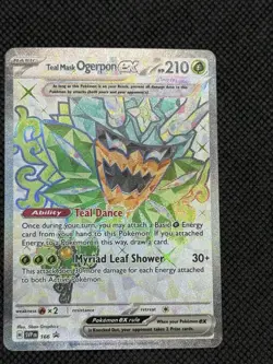 Teal Mask Ogerpon ex 166 Sv: Scarlet & Violet Promo Cards Holo - Image 1