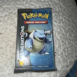 Pokemon Cards  Generations  Booster Pack (Blastoise Cover Art Artwork 10 Cards - Image 1