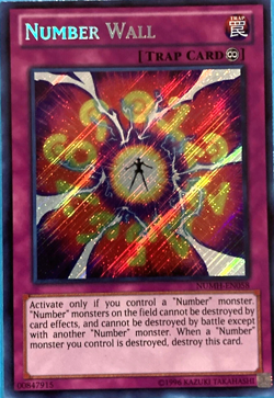 Number Wall - NUMH-EN058 Secret Rare 1st Edition YuGiOh TCG Card - Image 1