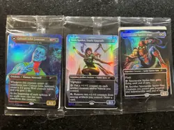 Marvel Legends Magic the Gathering Card Spider-Man, Man- Wolf And MJ - Image 1