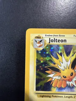 Jungle Holo Rare Unlimited Pokemon TCG Card Jolteon 4/64 No Symbol ERROR - Image 4