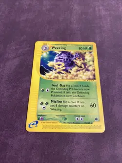 Weezing 70/165 RARE Pokemon Expedition E Reader Series Vintage Card TCG NM 2002 - Image 2