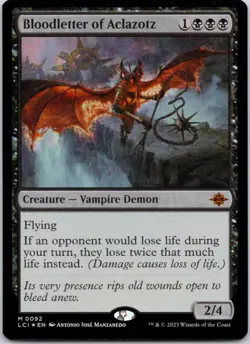Bloodletter of Aclazotz 92 The Lost Caverns of Ixalan NM FOIL MTG - Image 1