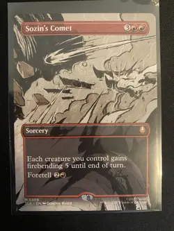 Sozin’s Comet Borderless MTG Avatar: The Last Airbender Mythic Regular - Image 1