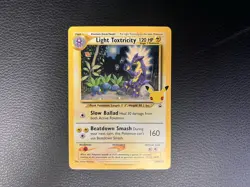 Light Toxtricity Celebrations SWSH137 Pokemon Card LP - Image 1