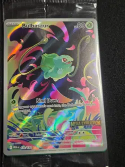 BULBASAUR 133/132 POKEMON TCG MEGA EVOLUTION ILLUSTRATION RARE STAMPED SEALED - Image 1