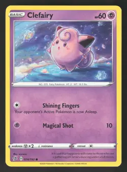 Clefairy 074/192 Common Pokemon SWSH02: Rebel Clash - Image 1