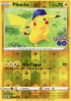 Pikachu 028/078 Reverse Holo Rare Pokemon NM - Image 1