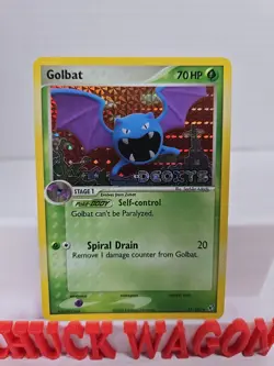 POKEMON TCG GOLBAT 31/107 EX DEOXYS UNCOMMON STAMPED REVERSE FOIL!! LP - Image 1