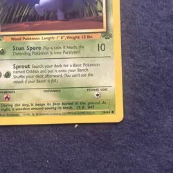 Pokemon TCG WoTC Oddish 58/64 Jungle First Edition Lightly Played LP+ - Image 5