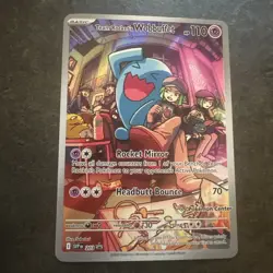 Pokemon Center Stamped Promo Destined Rivals Team Rocket’s Wobbuffet SVP 203 - Image 1
