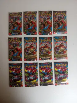 Pokemon Mega Evolution Booster Packs Lot 12 Unopened Factory Sealed - Image 1