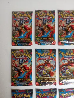 Pokemon Mega Evolution Booster Packs Lot 12 Unopened Factory Sealed - Image 2