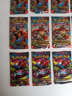 Pokemon Mega Evolution Booster Packs Lot 12 Unopened Factory Sealed - Image 4