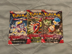 3x Pokemon Scarlet and Violet Base Set Booster Packs Sealed ? - Image 1