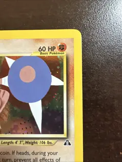 Hitmontop 3/75 Holo Rare Pokemon TCG Neo Discovery WOTC Minor DMG - Image 3