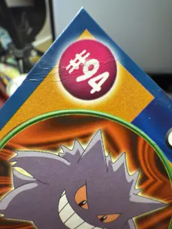 Gengar #94 Pokemon Burger King PokeTrivia Mewtwo Strikes Back DMG CREASE - Image 3