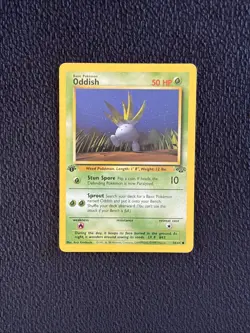 Pokemon WOTC Oddish 58/64 Jungle Set 1st Edition Common LP+ - Image 1