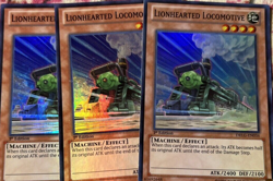 3x (M/NM) - Lionhearted Locomotive - DRLG-EN036 - Super Rare 1st Edition YuGiOh - Image 1