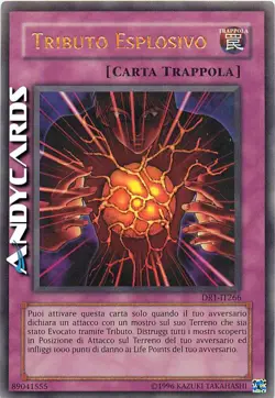 TRIBUTO ESPLOSIVO (Blast Held By A Tribute) • Ultra R • DR1 IT266 • Unl • Yugioh - Image 1