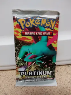 Sealed Pokemon HS Platinum Arceus Booster Pack - 10 Cards - Image 1