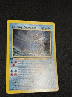 Pokemon Neo Revelation 1st Edition Shining Gyarados Card 65/64 Secret Holo - Image 4