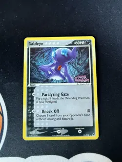 Pokemon Sableye Holon Phantoms Card 31/110 Reverse Holo Stamped - Image 1