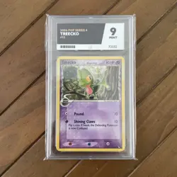 Treecko 15/17 Pop Series 4 2006 Pokemon Card - Ace Graded Mint 9 - Image 1