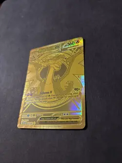 Mega Charizard x Ex 130/094 Phantasmal Flames Gold Card Near Mint - Image 3