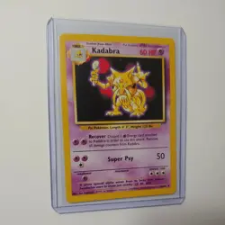 4th Print Base Set Kadabra 32/102 Uncommon Pokemon Card LP-MP - Image 1