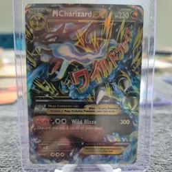 Pokemon MEGA Charizard EX 69/106 Wild Blaze Holographic Card RARE - Image 1