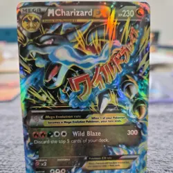 Pokemon MEGA Charizard EX 69/106 Wild Blaze Holographic Card RARE - Image 4