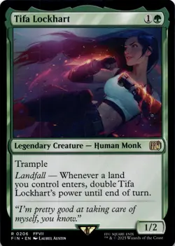 Tifa Lockhart Final Fantasy Magic MTG NM - Image 1