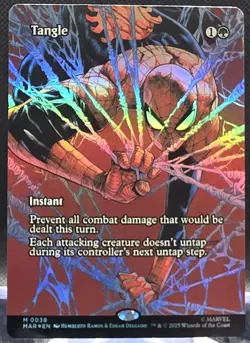 Tangle #38 Marvel's Spider-Man Borderless Foil Mythic - Image 1