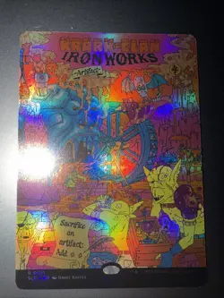 Krark-Clan Ironworks ? Borderless Rainbow FOIL ? MTG NM Encyclopedia Secret Lair - Image 1