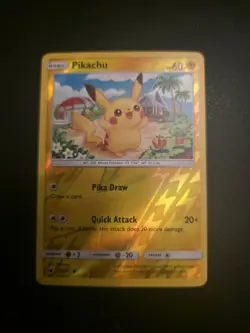 Pokemon TCG Pikachu 30/111 Crismon Invasion Reverse Holo Card Near Mint English - Image 3