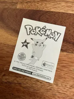 Pokemon Topps Merlin 1999 Sticker Bundle x 16 Vintage Pokemon Stickers - Image 3