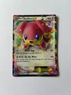Pokemon - Audino EX - 84/124 - Fates Collide - Holo - Ultra Rare LP - Image 1