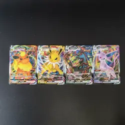 4pc Pokemon TCG Chinese Flareon VMAX 021 Jolteon Umbreon VMAX Espeon VMAX 059 LP - Image 1