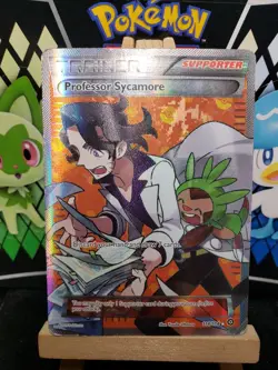 Pokemon Professor Sycamore Steam Siege 114/114 Regular Full Art Ultra Rare LP - Image 1