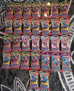 Pokemon TCG SEALED Phantasmal Flames Sleeved Booster Pack (LOT OF 30) - Image 1