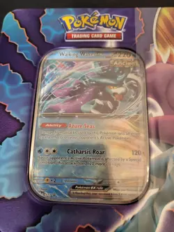 Pokemon TCG Paradox Destinies Walking Wake ex Tin New Sealed - Image 2