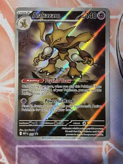 Pokemon! Alakazam 009 Me: Mega Evolution Promo Holo - Image 1