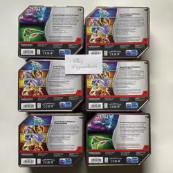 Lot of 6 Pokemon TCG PARADOX DESTINIES Tin - Factory Sealed - 1 Of Each Type - Image 2