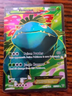 Venusaur EX 141/146 - XY Base Set - Full Art Ultra Rare Holo 2014 Pokemon MP - Image 1