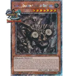 Yugioh! 1x Redox, Dragon Ruler of Boulders RA03-EN008 Platinum Secret Rare NM - Image 1