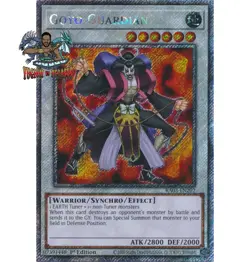 Yugioh! 1x Goyo Guardian RA03-EN202 Platinum Secret Rare 1st Ed NM - Image 1