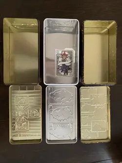 Yu-Gi-Oh! Tin Set - Lot of 3 - Dueling Heroes Mega-Pack Pharaoh's Gods - Empty - Image 3