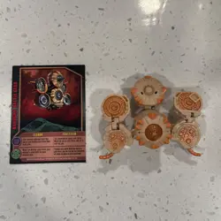 BAKUGAN Battle Gear Copper LASHOR 100G Spin Master/Sega Toys W/ Ability Card - Image 1