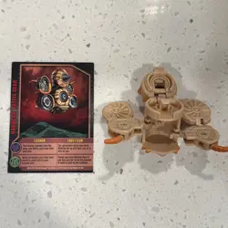 BAKUGAN Battle Gear Copper LASHOR 100G Spin Master/Sega Toys W/ Ability Card - Image 2